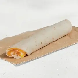 A Cheesy Roll Up featuring a soft tortilla filled with melted cheese