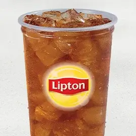 A cold cup of Lipton® Unsweetened Iced Tea, offering the clean and refreshing taste of brewed tea with no added sugar.