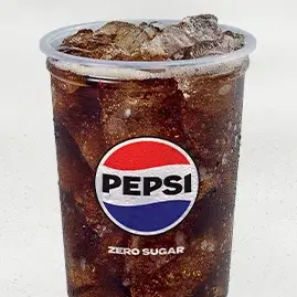 A refreshing glass of Pepsi® Zero Sugar, delivering bold cola flavor with zero calories.