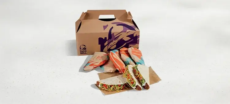 A Supreme Soft Taco Party Pack featuring multiple soft tacos with Supreme toppings.