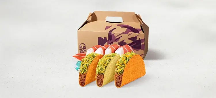 A Variety Taco Party Pack featuring an assortment of crunchy and soft tacos.